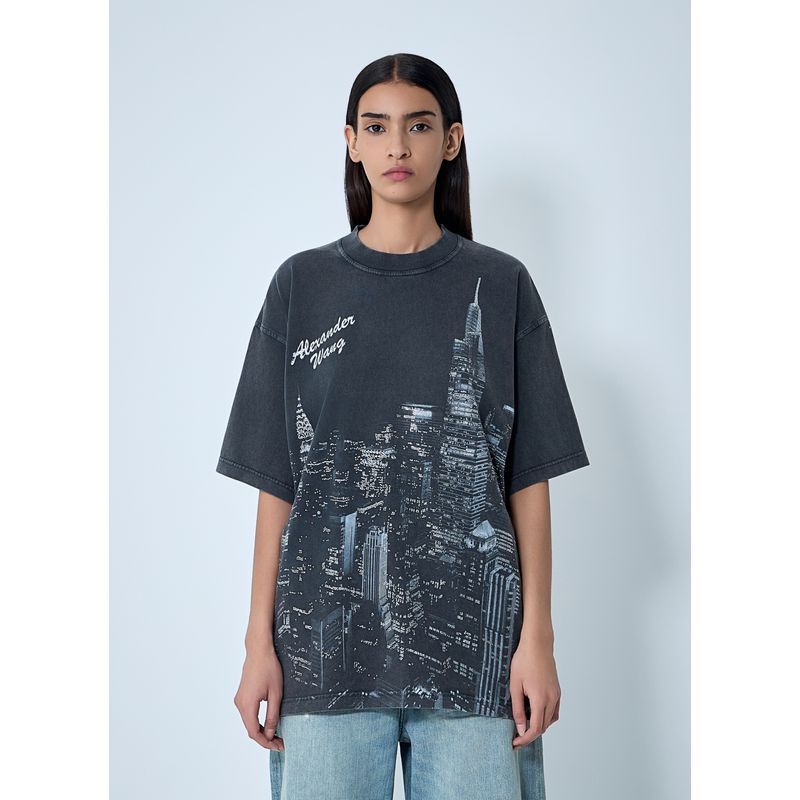 Alexander Wang Women Logo Motif T-Shirt